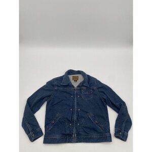 Ralph Lauren Women's Full Zip Denim Jean Jacket Coat Blue Size P/S